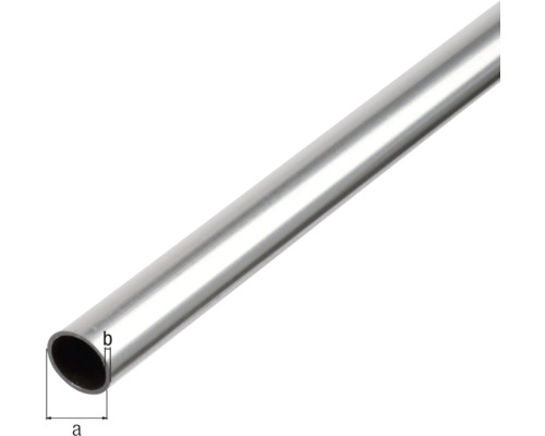 Ronde buis naturel aluminium Ø 15 mm, 1 m
