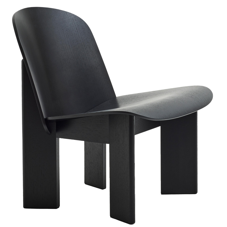 Hay Chisel fauteuil Black Oak