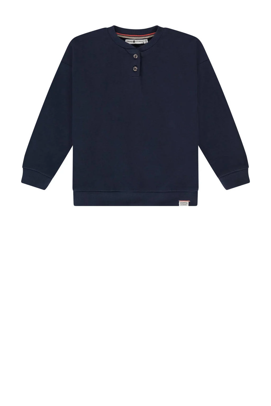 Stains&Stories longsleeve blauw
