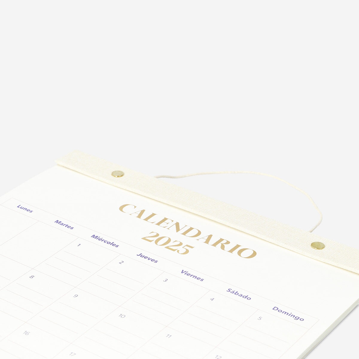 Månedlig vægkalender - spansk