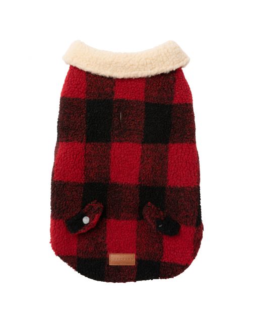 Fuzzyard The Lumberjack Rood&Zwart - Hondenkleding