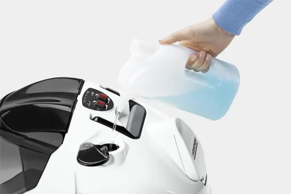 Kärcher SV 7, Cylinderdamp rengøringsmiddel, 0,5 L, Sort, Grå, Hvid, Knapper, Fastgjort, 50 cm