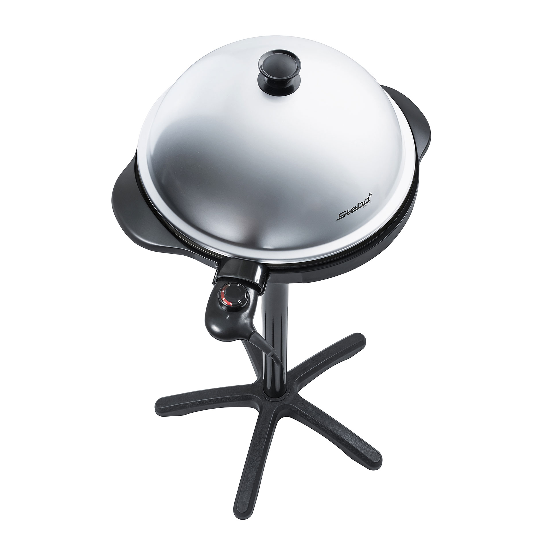 STEBA Elektro-BBQ-Grill VG 250 - schwarz-silber