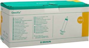 OMNIFIX Spritze 30ml Luer Lock latexfrei, 100 Stück
