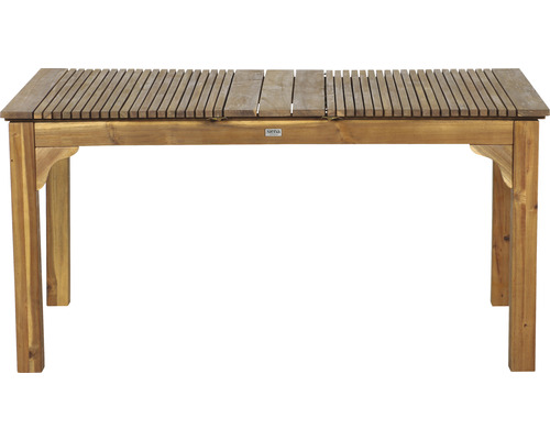 Uitschuifbare tafel Falun Siena Garden acacia 150/200x100x74 cm bruin