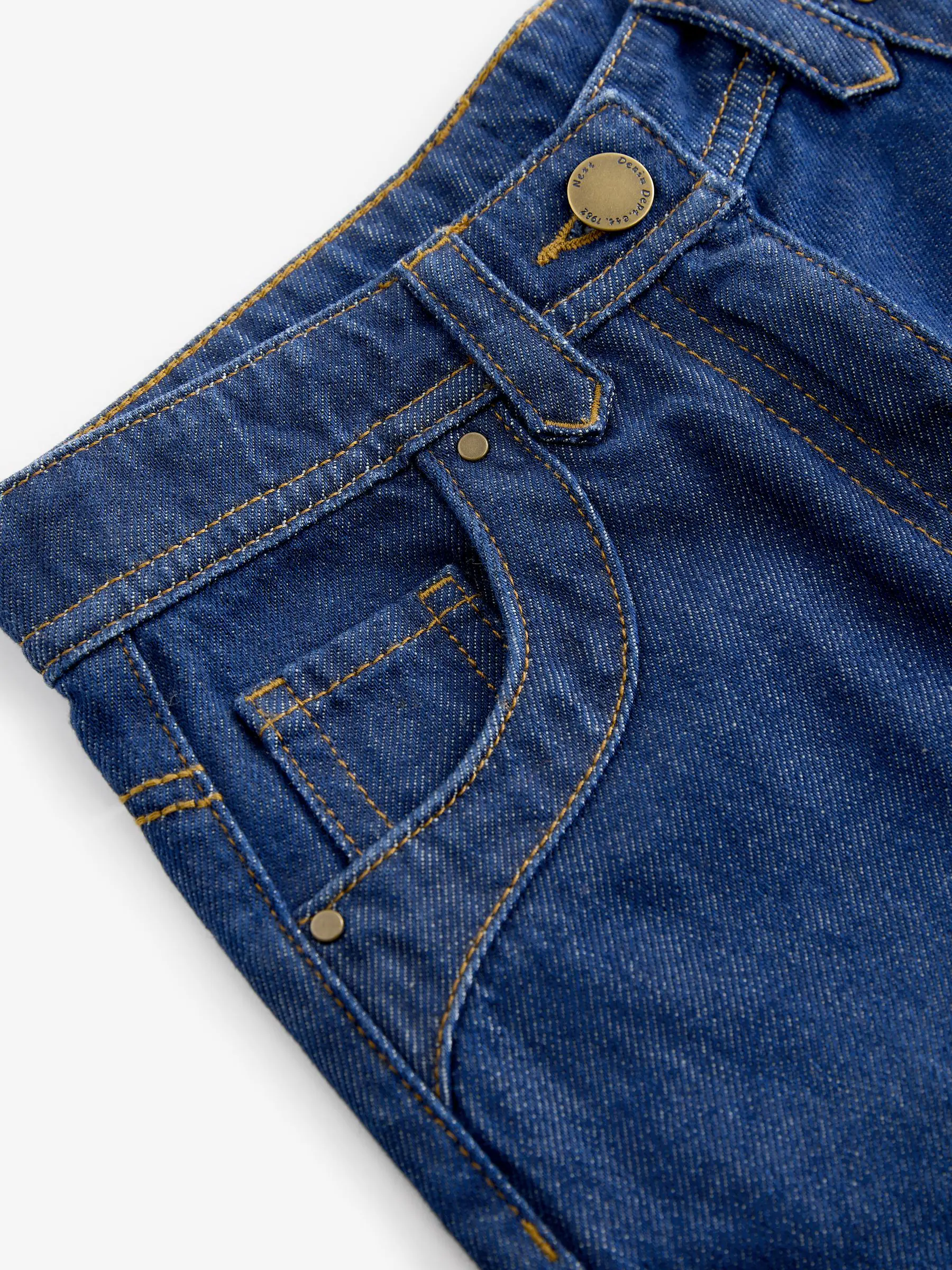 Donkere inktblauwe wassing - Jeans met wijde pijpen (3-16 jr)