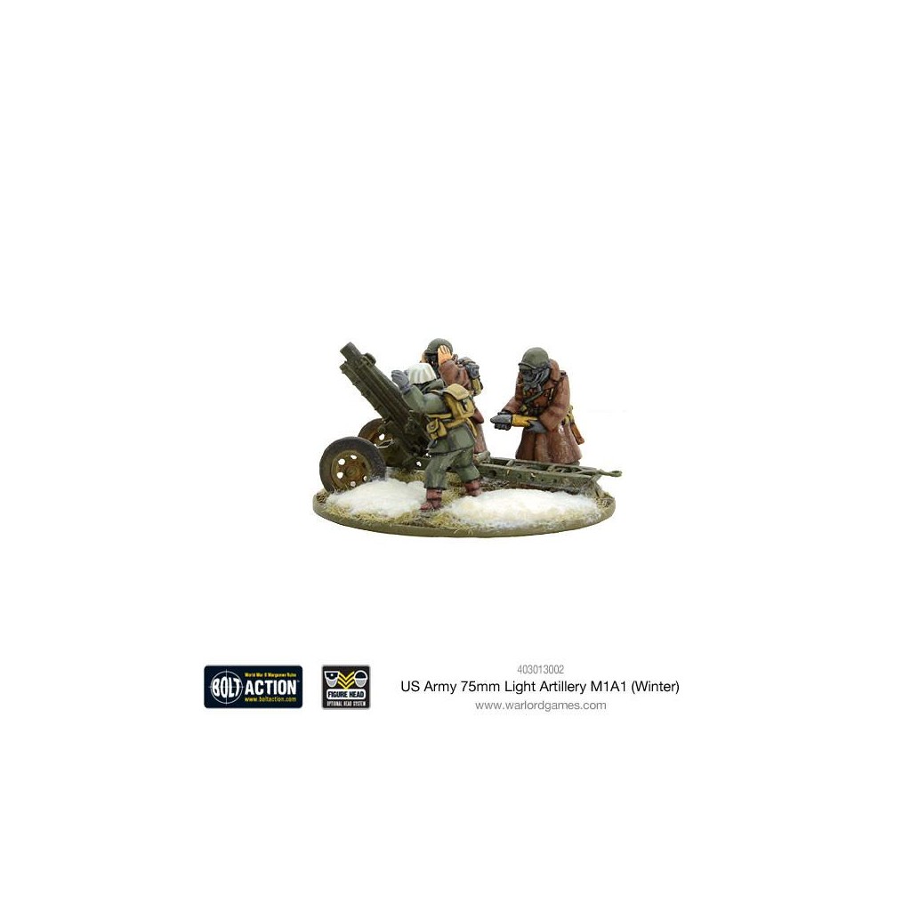 Bolt Action - US Army 75mm Light Artillery M1A1 (Winter)