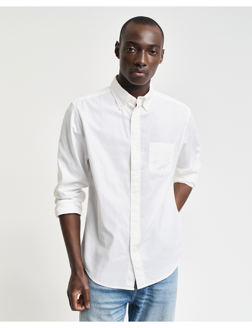 Regular Fit Archive Oxford Beige Shirt