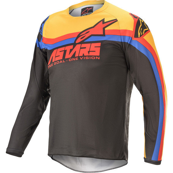 Alpinestars - Maillot Enfant Youth Racer Venom - 2021 Noir / Rouge / Orange