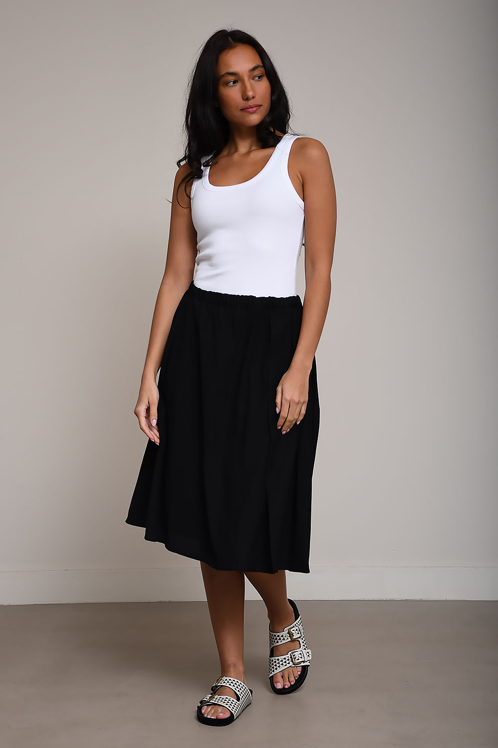 Zuri viscose kilt