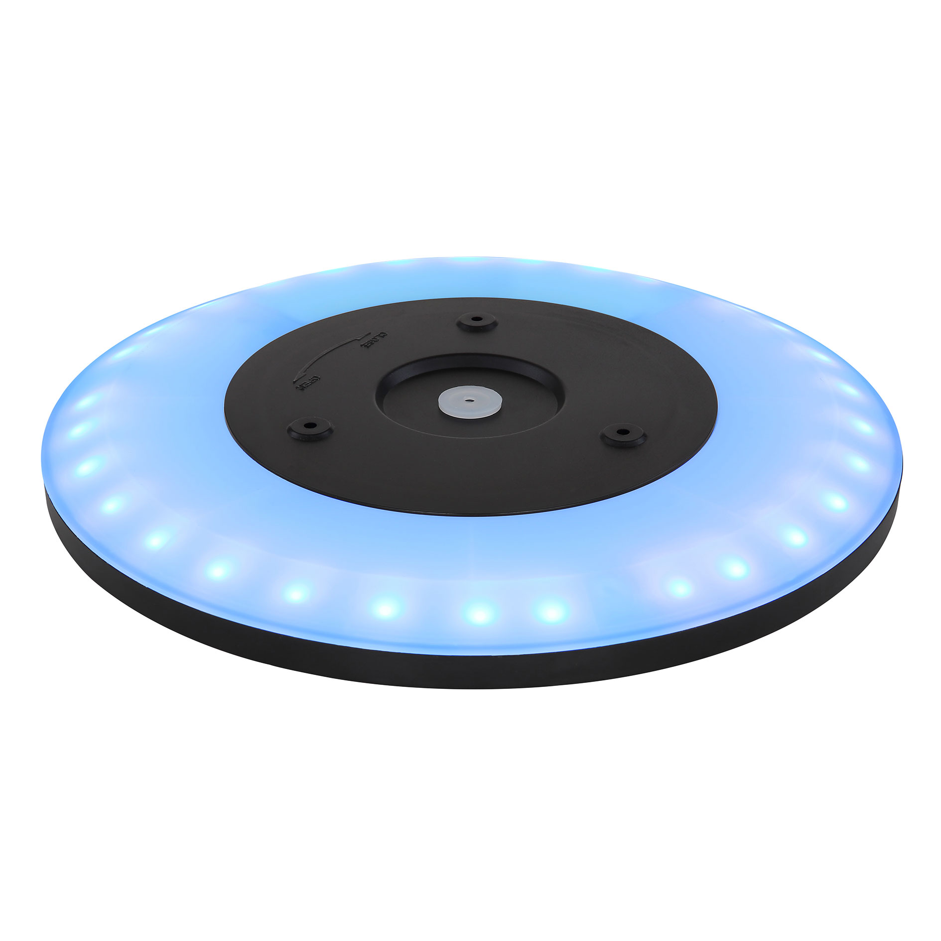 LED-RGB-Deckenleuchte - schwarz - dimmbar - mit Fernbedienung