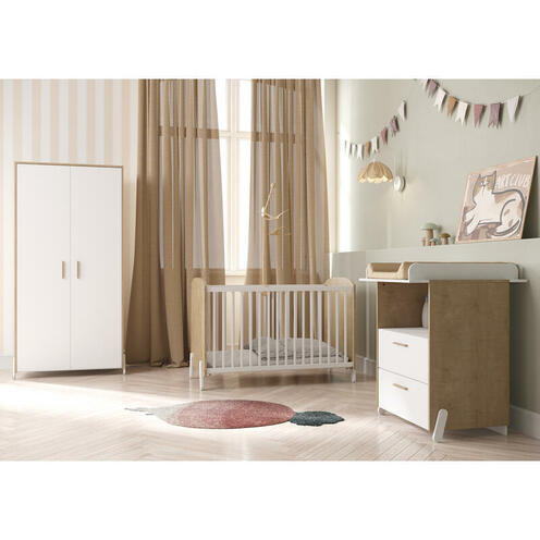 Lit bébé 60x120cm NAILI - CBA Meubles