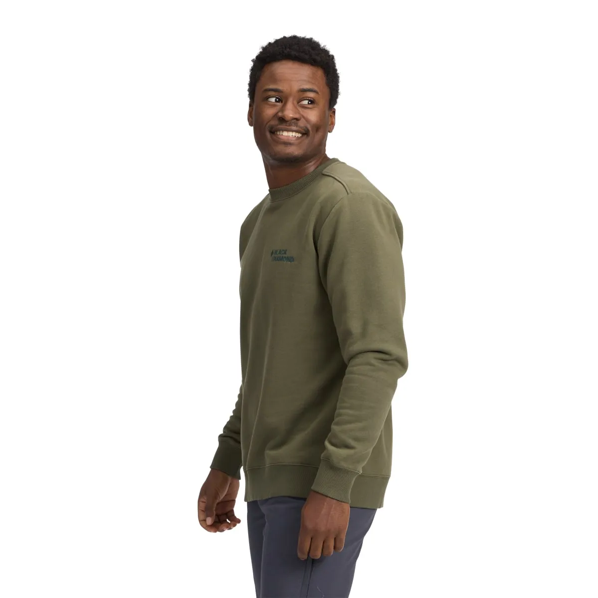 Black Diamond M Mini Stacked Crewneck Tundra