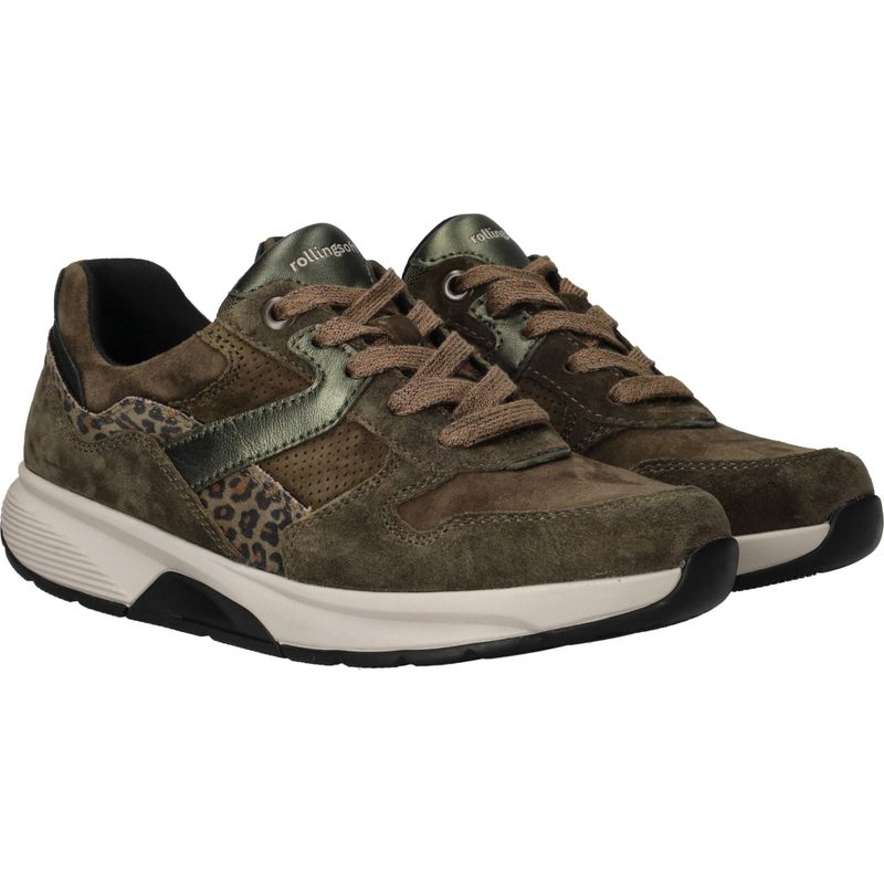 Gabor Rollingsoft Sneakers Groen Dames