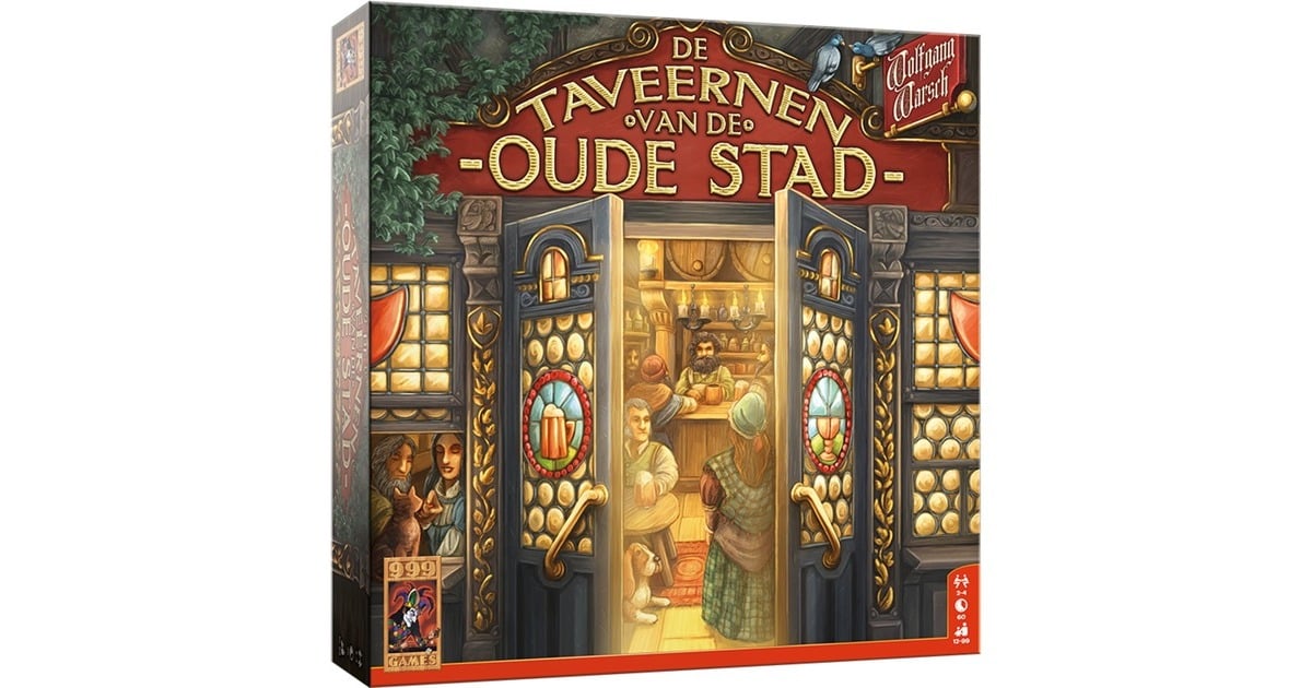 999 GamesDe Taveernen van de Oude Stad Bordspel  (Nederlands, 2 - 4 spelers, 60 minuten, Vanaf 12 jaar)