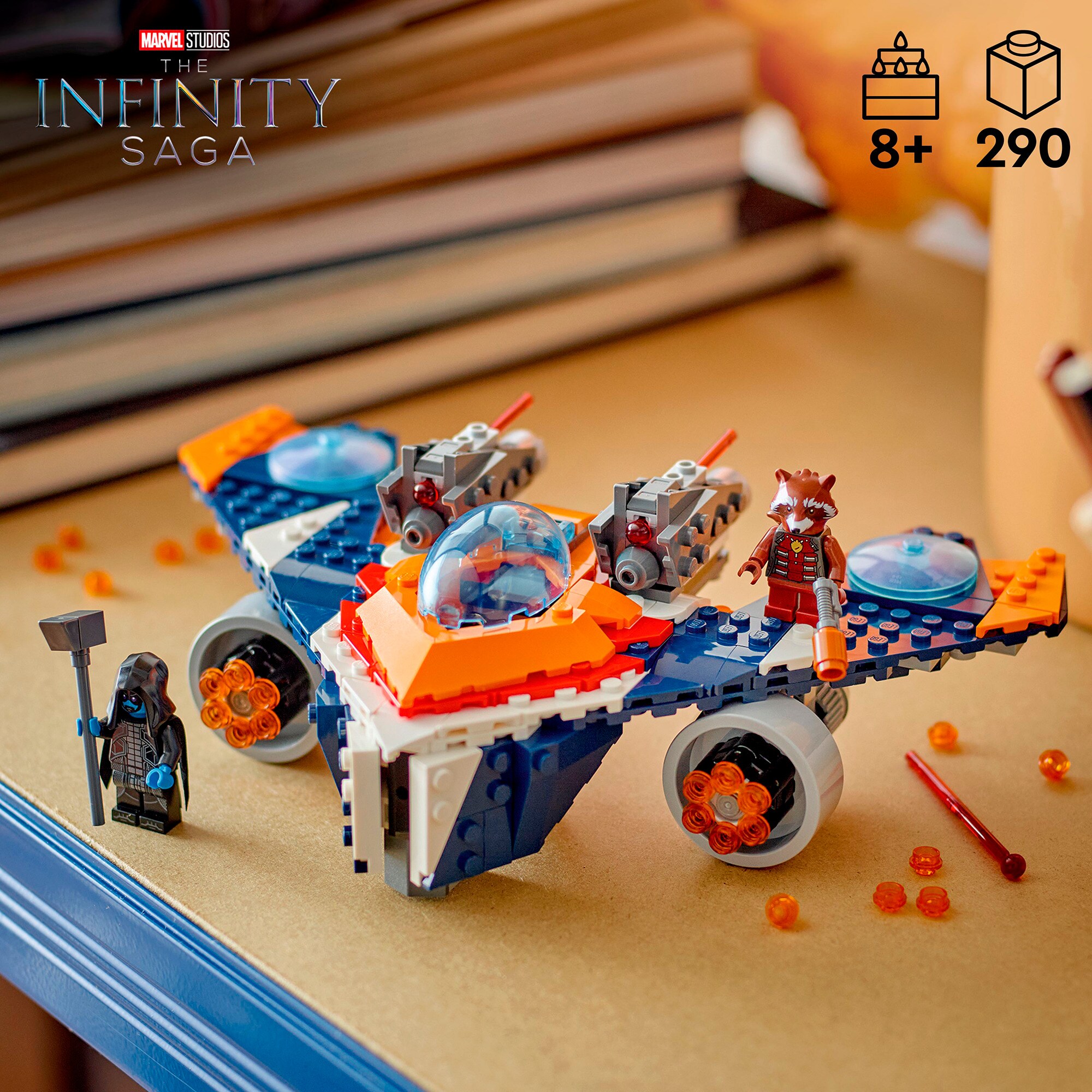LEGO Konstruktionsspielzeug Marvel Super Heroes Rockets Raumschiff vs. Ronan