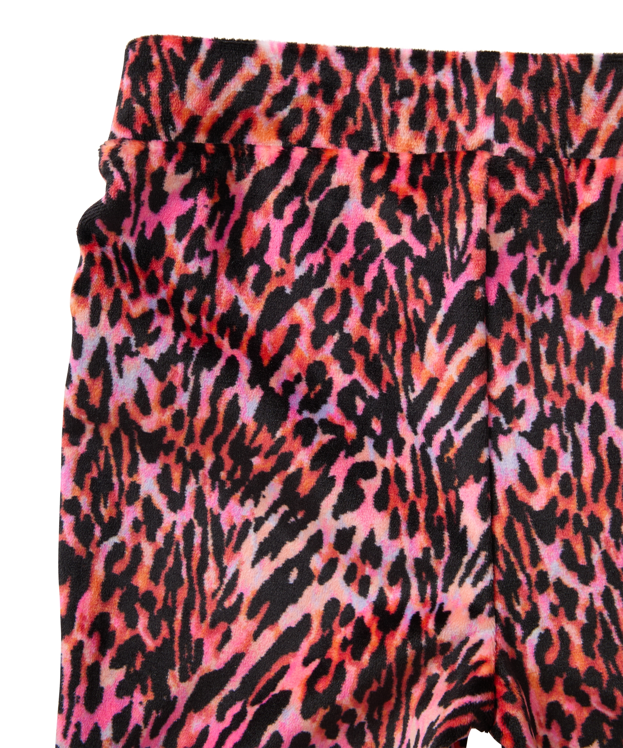 flared fit broek velvet print