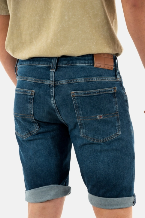 Shorts bermudas tommy jeans ronnie 1bk denim dark