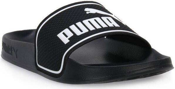 Puma Leadcat 2 0 2.0 badslippers zwart wit Rubber Logo 40.5