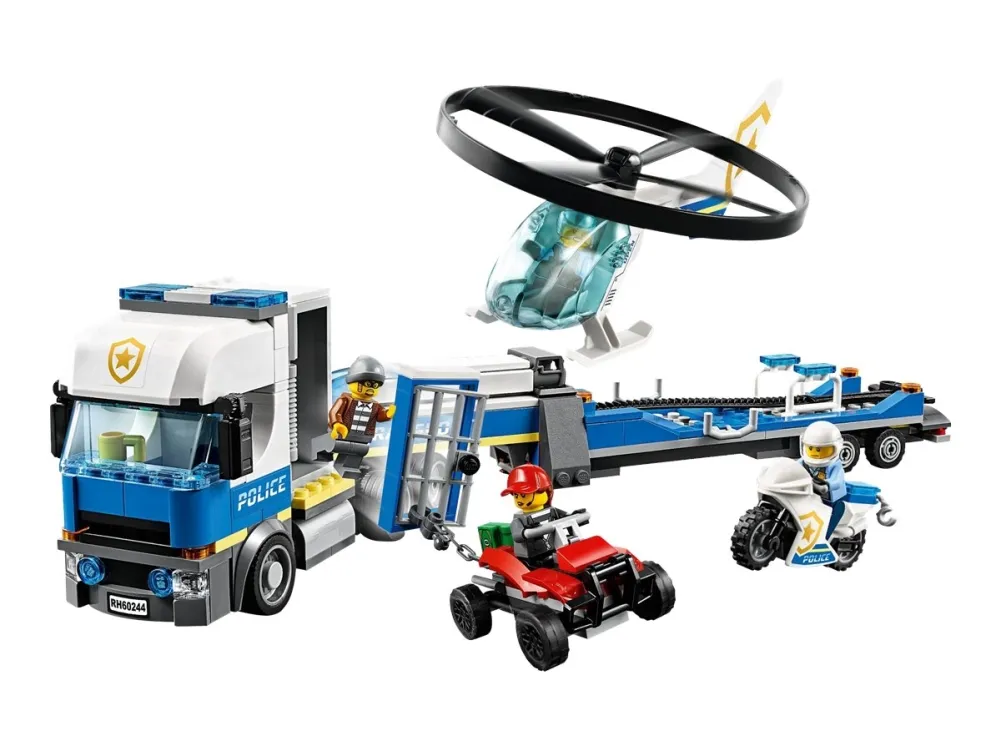 LEGO City 60244 Politihelikoptertransport