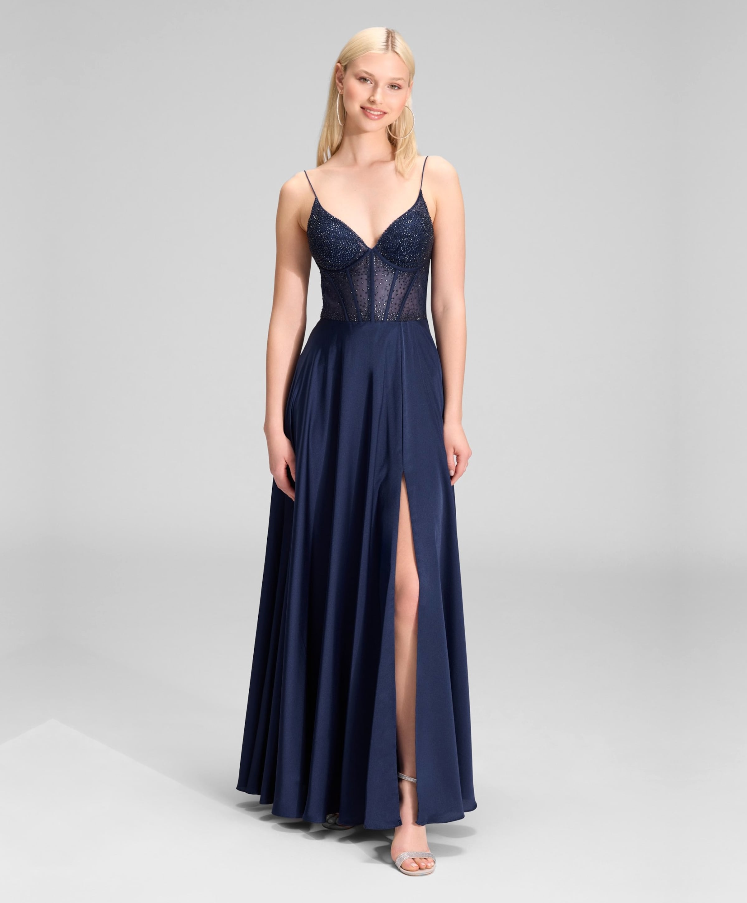 Heykyla Dames jurk blauw