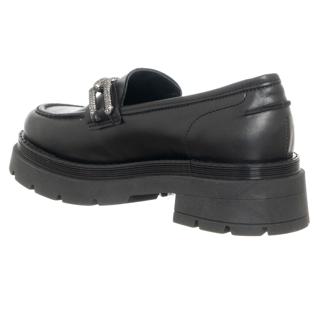 Loretta Pettinari Mocassins en Cuir Urba noirs
