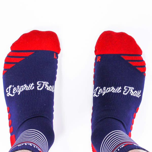Chaussette running OXSITIS SOCKS BBR BLEU / BLANC / ROUGE