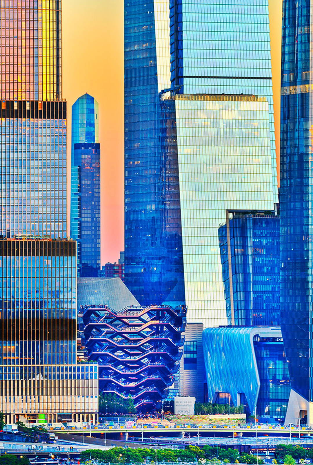 Hudson Yards NYC by Mitchell Funk - Limited Edition. Edition of: 150. Signed.
