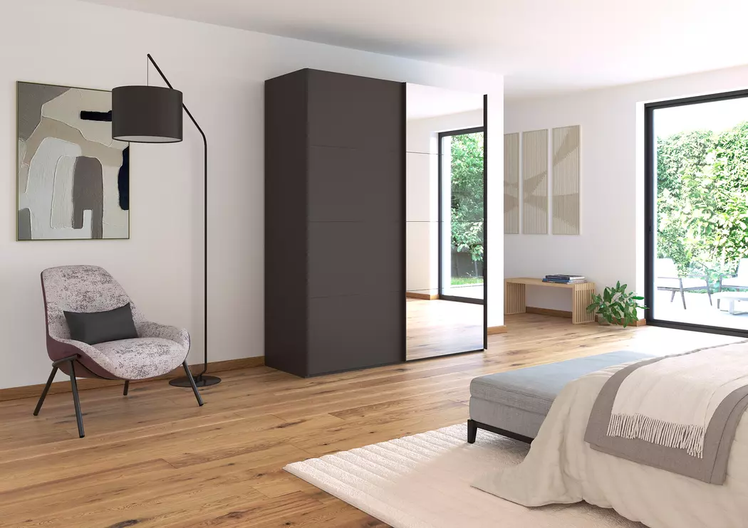 Schwebetürenschrank Vareno 181 x 222 cm