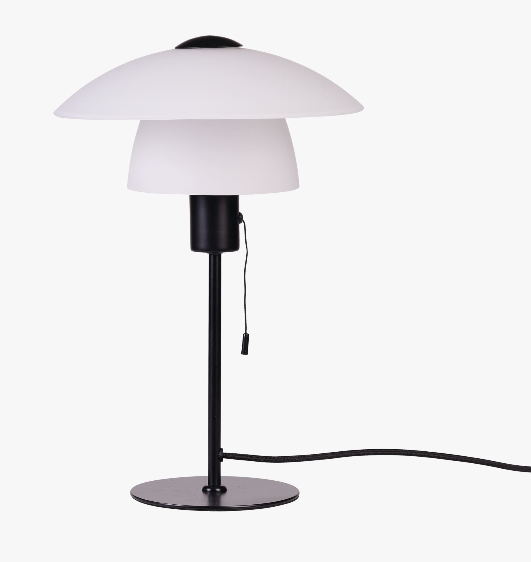 Bordlampe svart - 27,5x27,5x40 cm