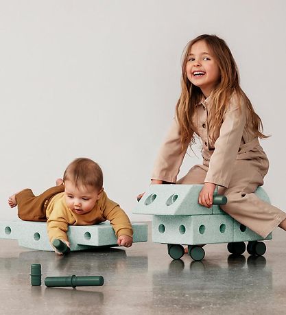 MODU Explorer S?t - 20 Dele - Ocean Mint/Forest Green