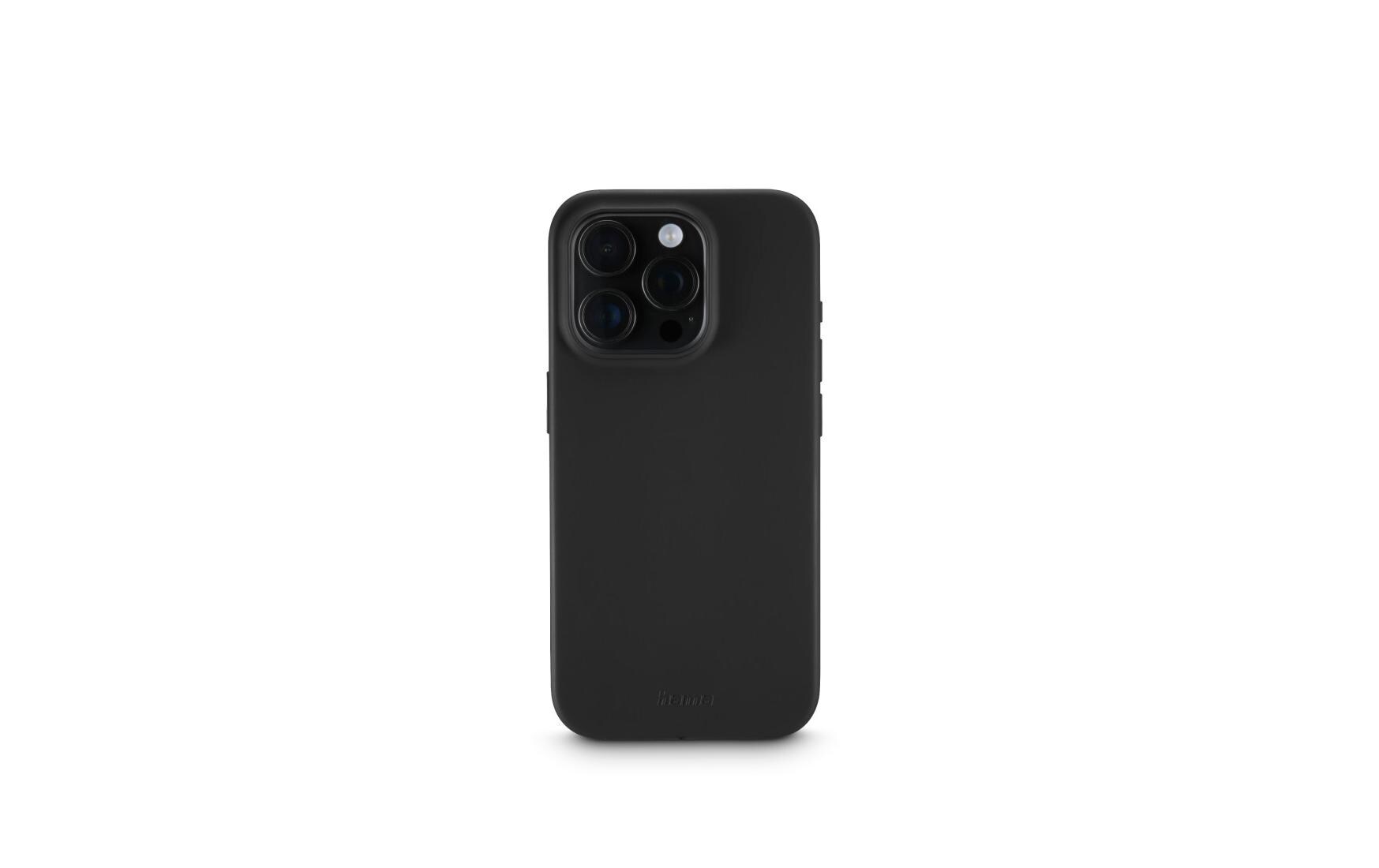Back Cover Fantastic Feel Schwarz für iPhone 16 Pro MaxHama Fantastic Feel Handy-Schutzhülle 17.5 cm (6.9
