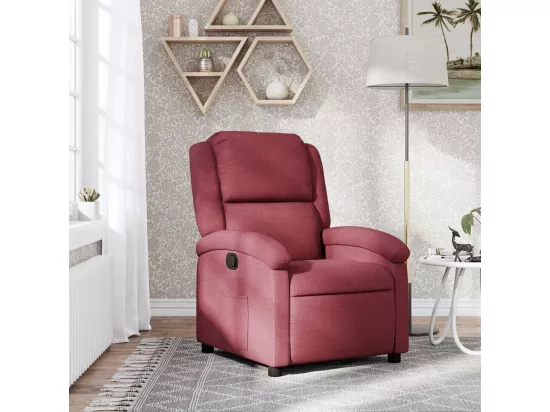 Fauteuil inclinable Rouge bordeaux Tissu