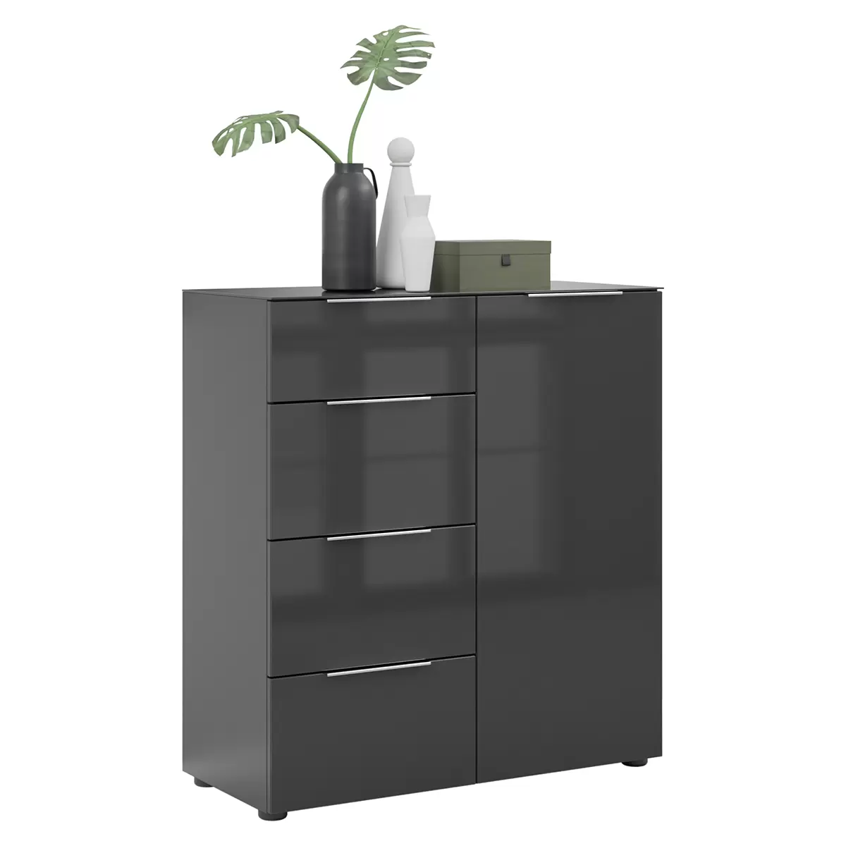Kommode 4S1T Style Schwarz