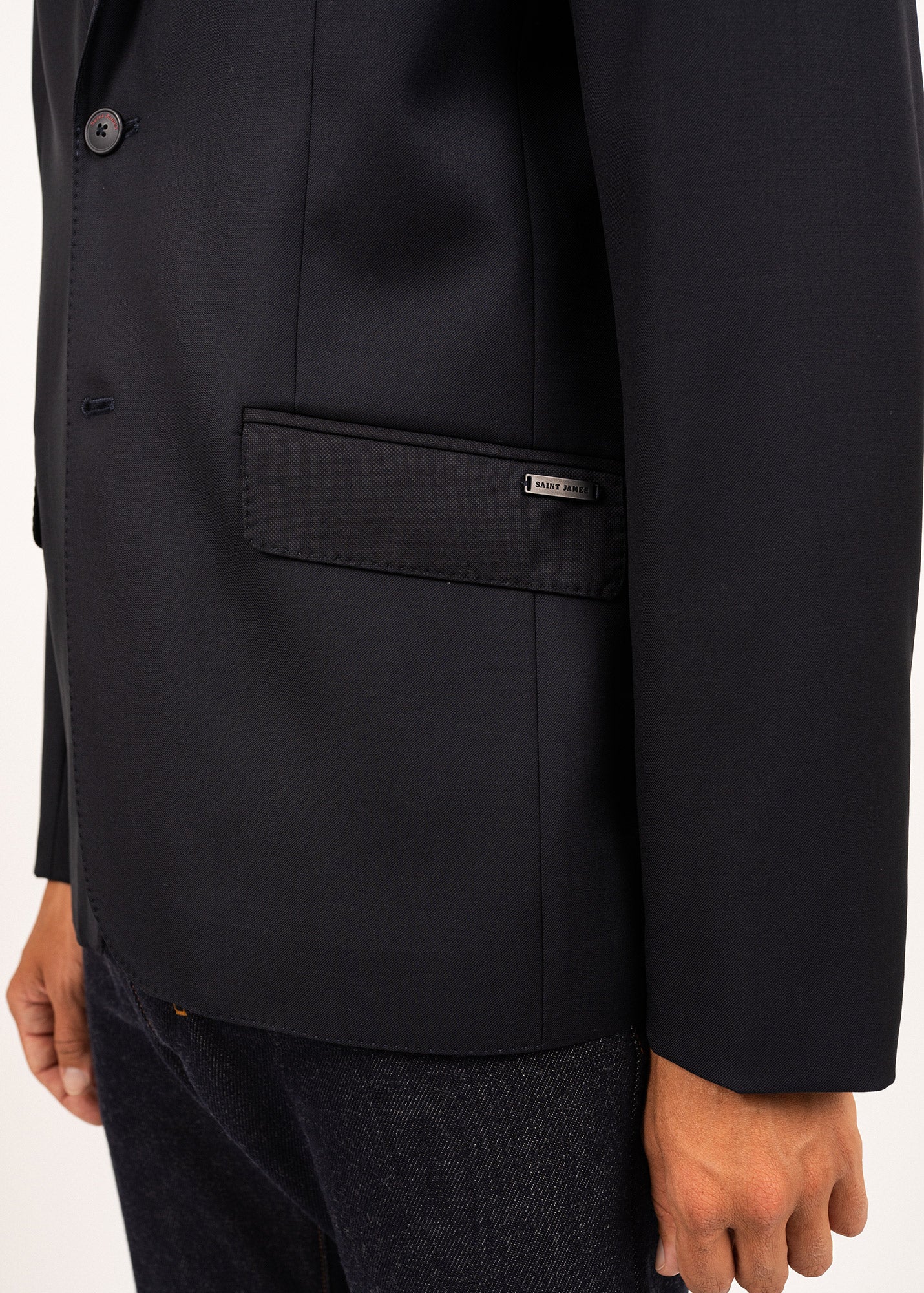 Blazer en drap de laine St Benoit
