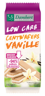 Damhert Low Carb Centwafers vanille 150GR