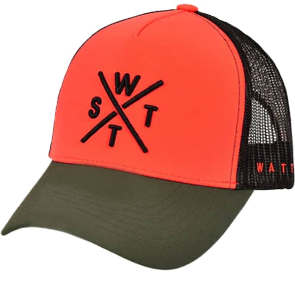 Casquette WATTS TRUCKER CAP TRIBE DEEP FOREST/CORAIL