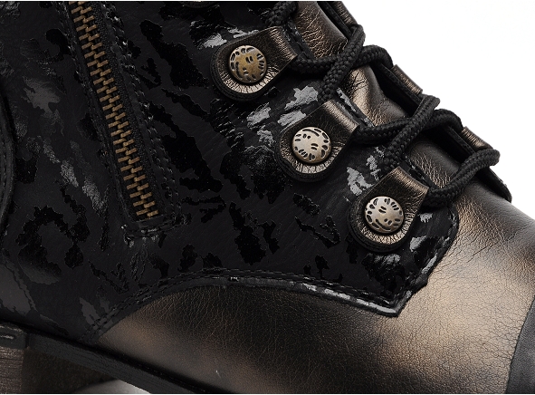 Remonte boots bottine plates femme d4391 noir