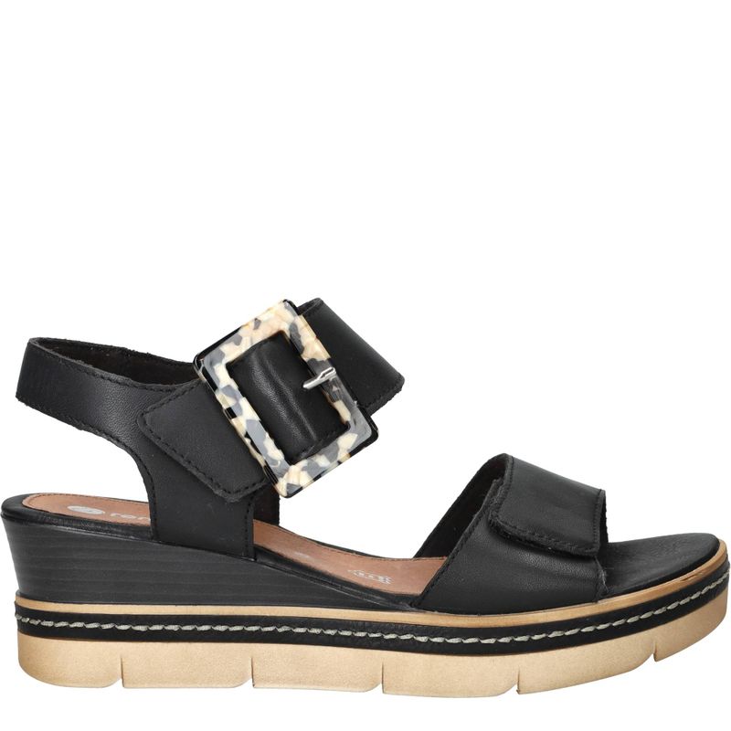 Remonte Sandalen Zwart Dames