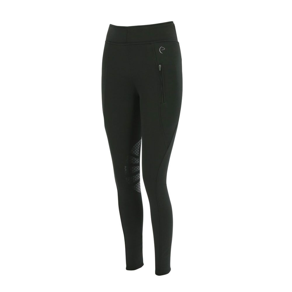 Equitheme DOLOMYT - Pantalon siliconé hiver Femme noir