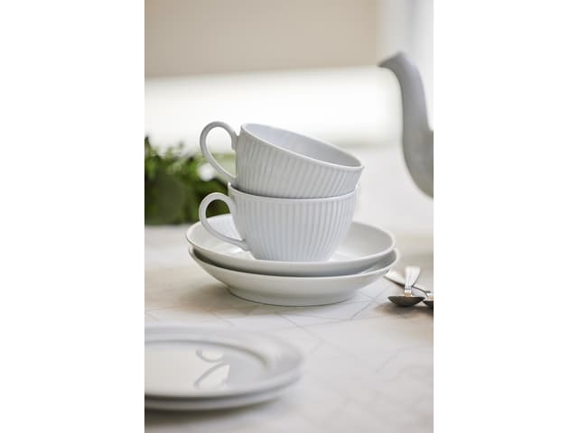 Pillivuyt Plissé Underkop Dia 16,5 cm 29 cl Hvid