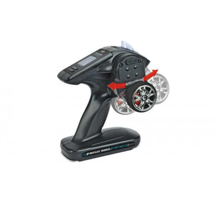 Fernsteuerung Reflex Wheel Pro 3 LCD 3-Kanal mit Empfänger3-Kanal RC-Anlage für RC Fahrzeuge