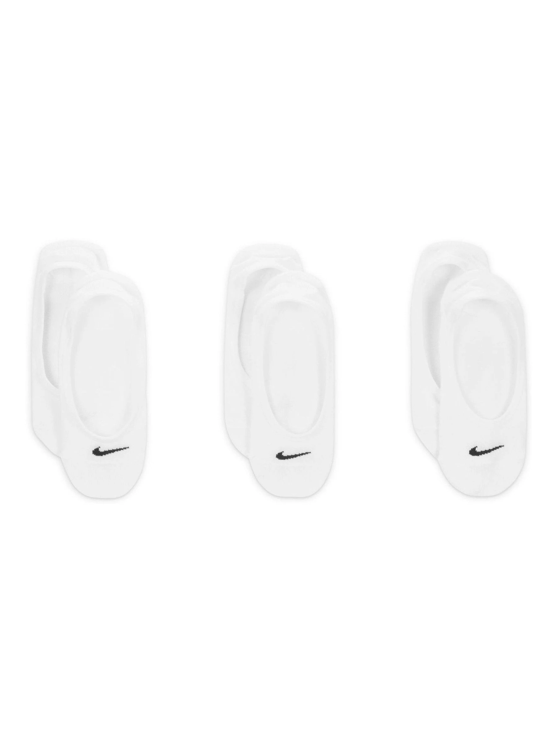 Wit - Set met 3 Nike Everyday Dunne sneaker sportsokken