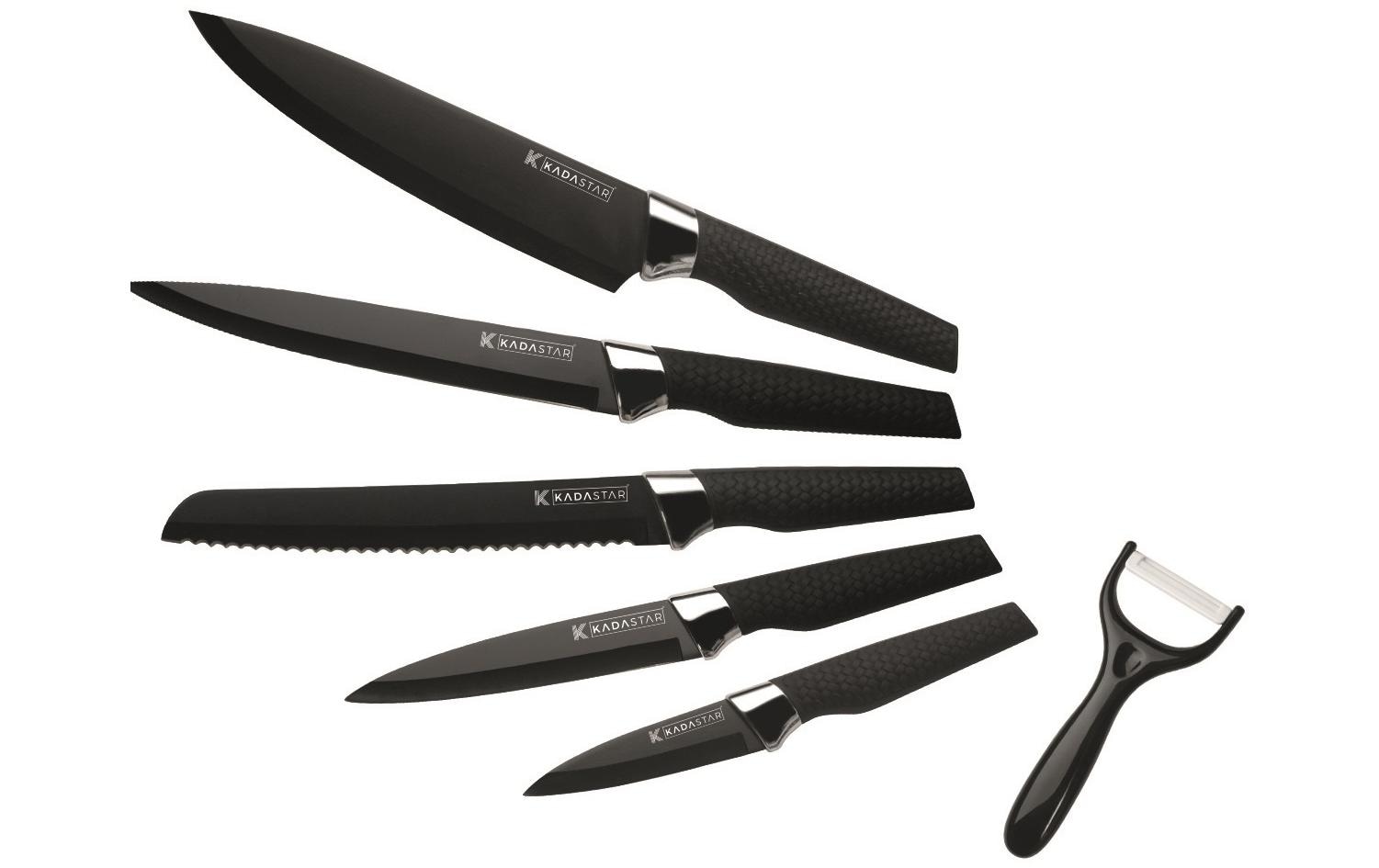 Kadastar Messer-Set »Premium Black 6«