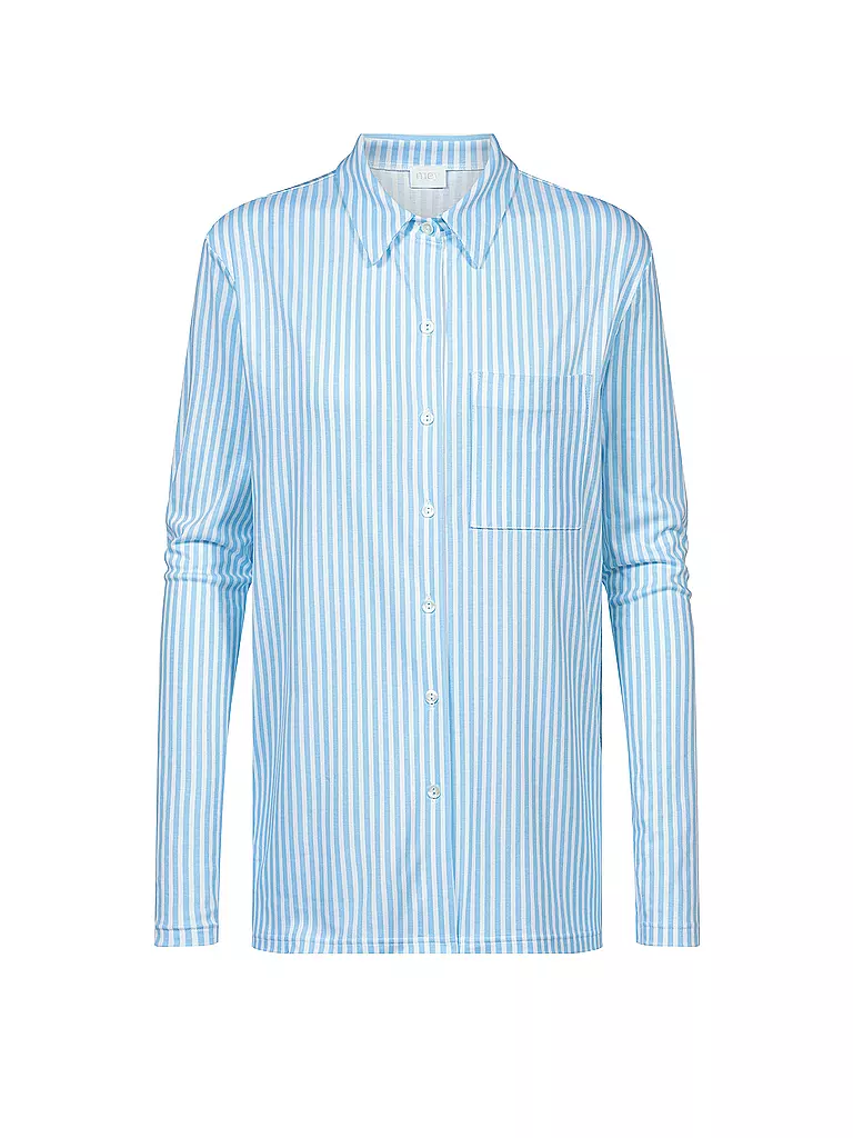 MEY Langarmshirt  hellblau