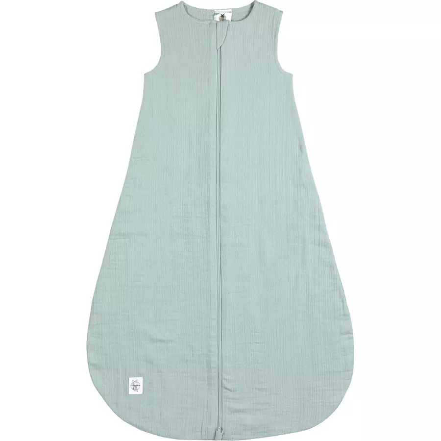 LÄSSIG Sommerschlafsack Musselin Silbergrau