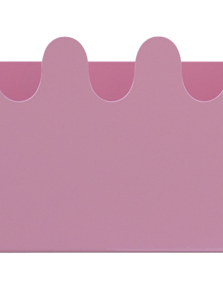 Wandregal SINUS (16x39) in rosa
