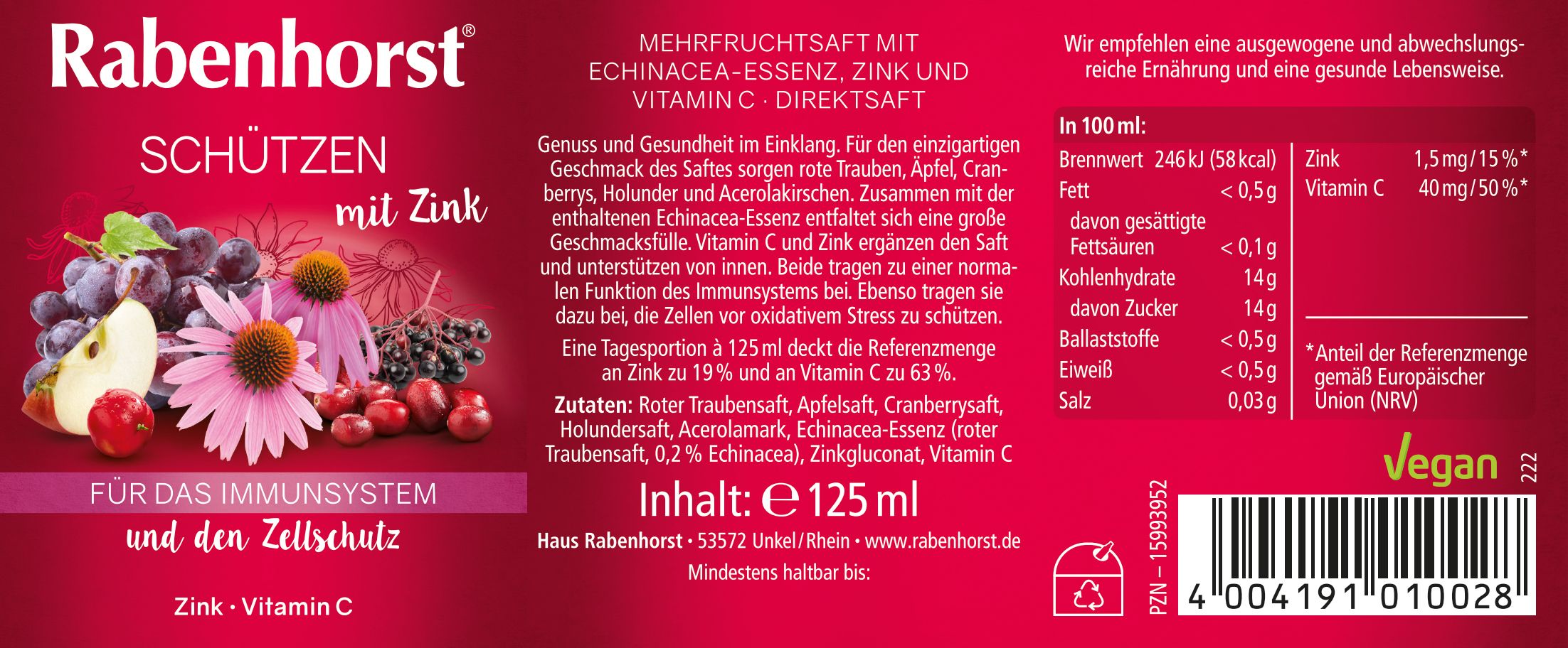 Rabenhorst Schützen mit Zink Mini