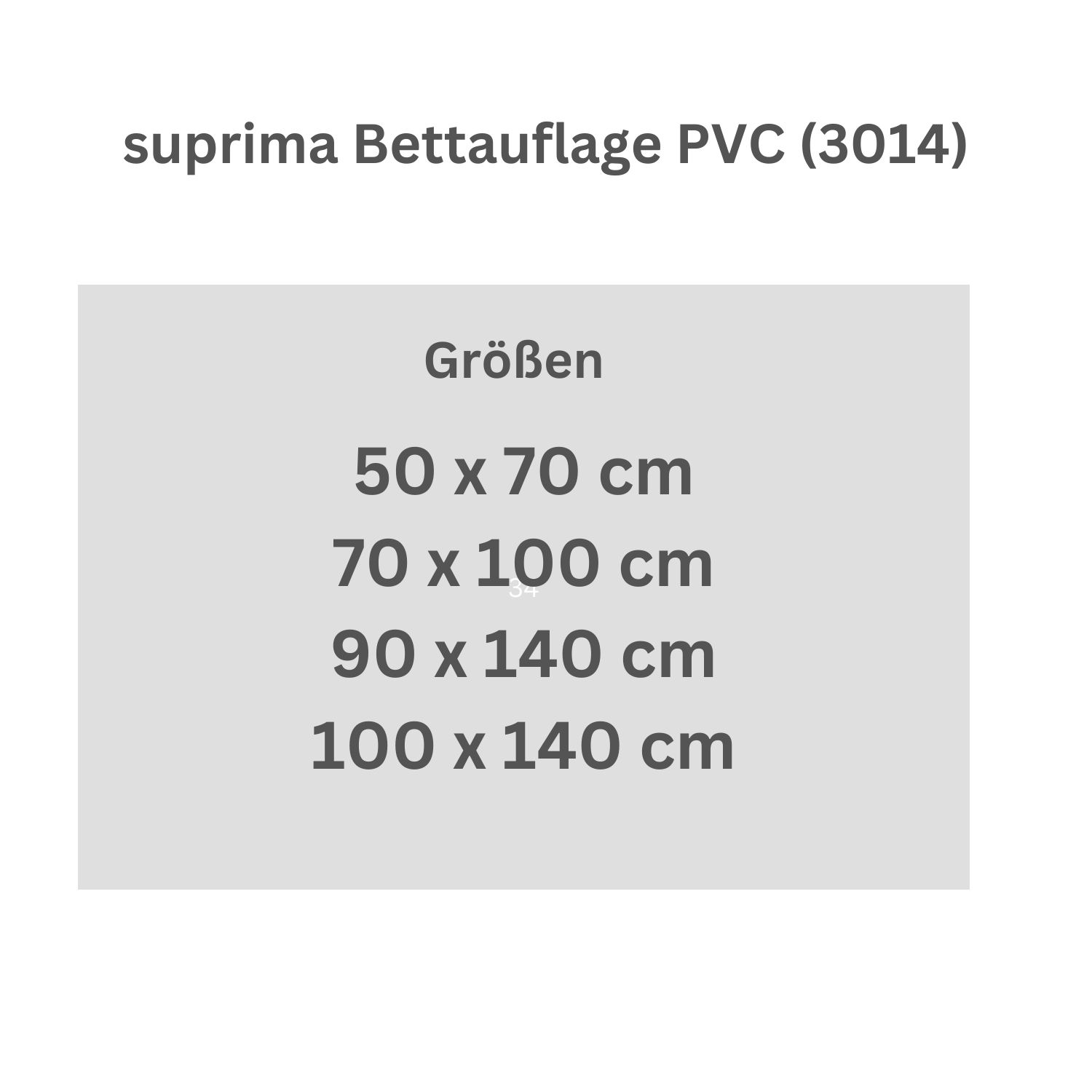 suprima Bettauflage PVC (3014)