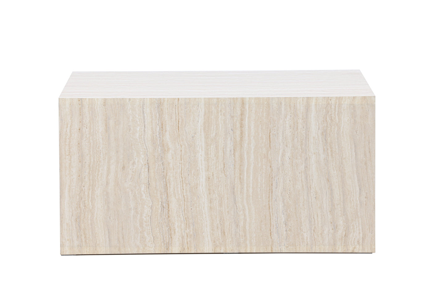 FjÃ´rd - Salontafel Rechthoek - Travertinlook - 80cm - York